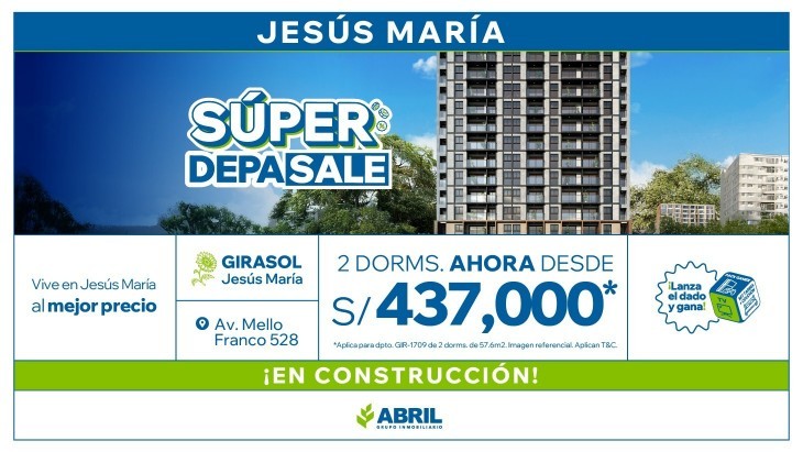 Departamentos en Jesus Maria