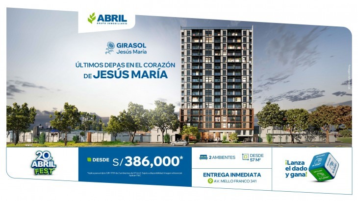 Departamentos en Jesus Maria