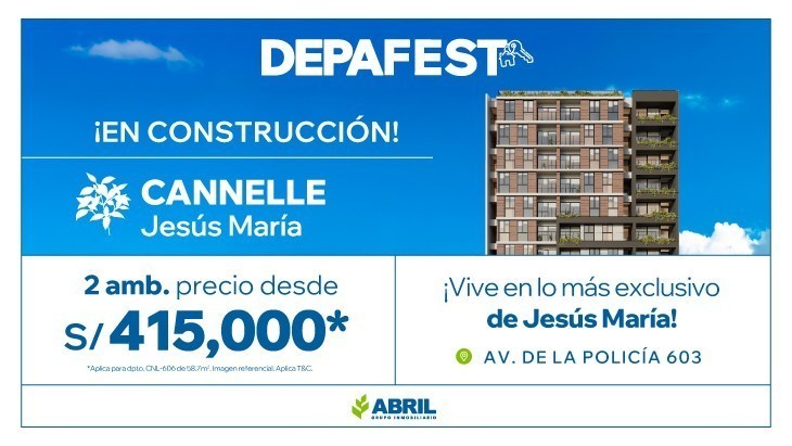 Departamentos en Jesus Maria