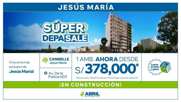 Departamentos en Jesus Maria