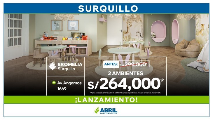 Departamentos en Surquillo