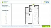 Plano del modelo BRO-2-X02 del proyecto Bromelia en Surquillo