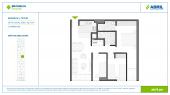 Plano del modelo BRO-2-X03 del proyecto Bromelia en Surquillo