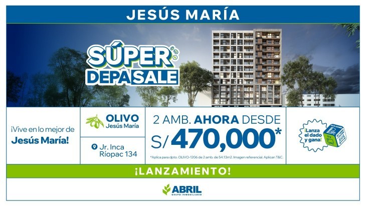 Departamentos en Jesus Maria