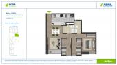 Plano del modelo MORA-1-X04 del proyecto Mora en Surquillo