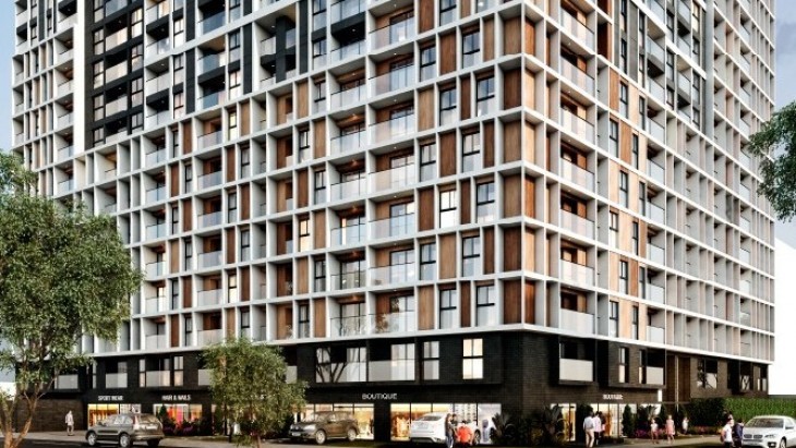 Fachada principal del proyecto MONTECARLO en Jesus Maria