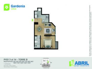 Gardenia - TIPO B 307AL1407 - FLAT en venta en Lince, Lima | Nexo  inmobiliario