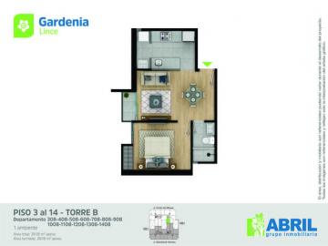 Gardenia - TIPO B 308AL1408 - FLAT en venta en Lince, Lima | Nexo  inmobiliario