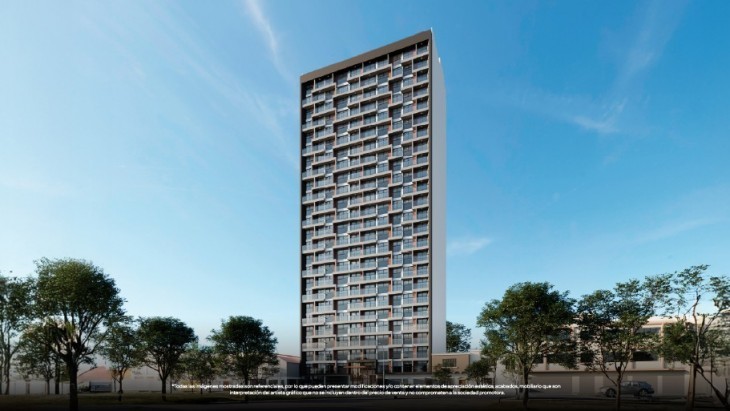 Fachada principal del proyecto Camelia en Jesus Maria