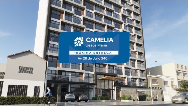 Fachada principal del proyecto Camelia en Jesus Maria