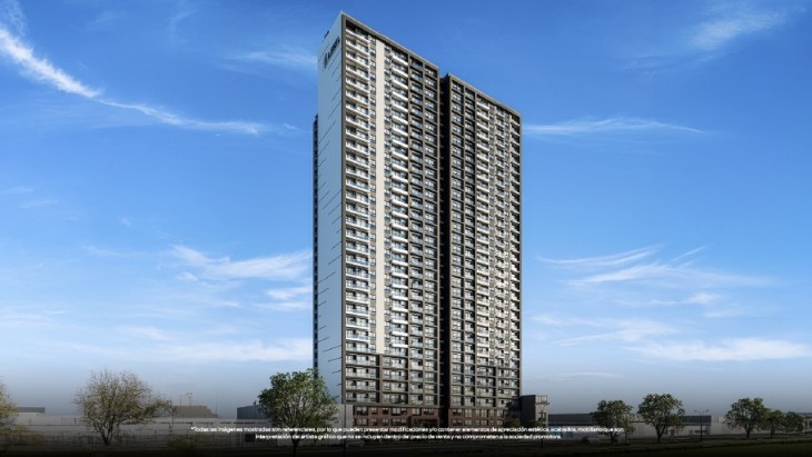 Fachada principal del proyecto Cedro 33 en Cercado De Lima