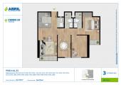 Plano del modelo CED-A-412 AL 2012, 2107, 2209, 2308 AL 3308 del proyecto Cedro 33 en Cercado De Lima
