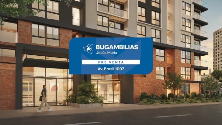 Fachada principal del proyecto Bugambilias en Jesus Maria