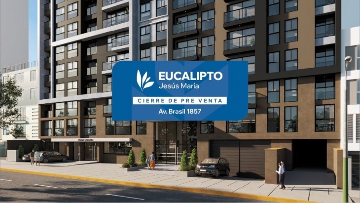 Fachada principal del proyecto Eucalipto en Jesus Maria