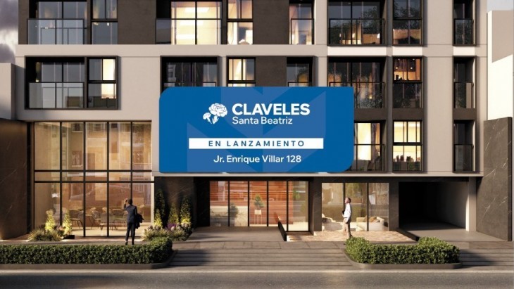 Fachada principal del proyecto Claveles en Cercado De Lima