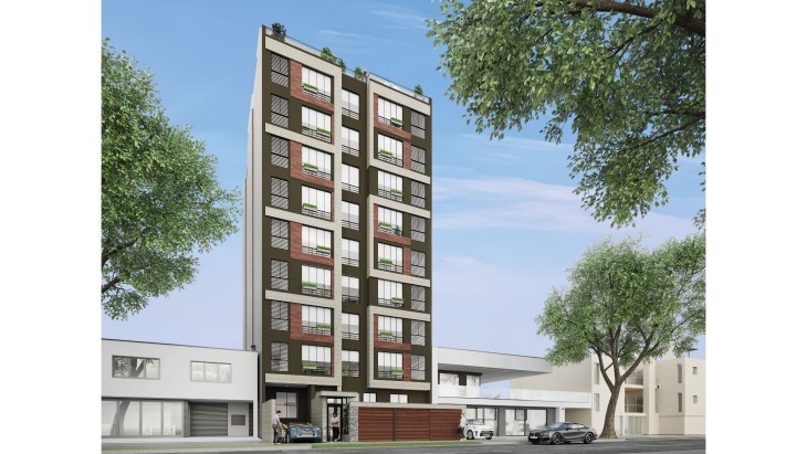 Fachada principal del proyecto LARA en Pueblo Libre
