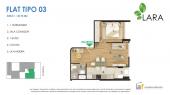 Plano del modelo T3 del proyecto LARA en Pueblo Libre