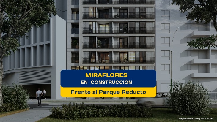 Fachada principal del proyecto Albamar | Park Town en Miraflores