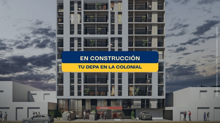Fachada principal del proyecto Albamar | Re+ en Cercado De Lima