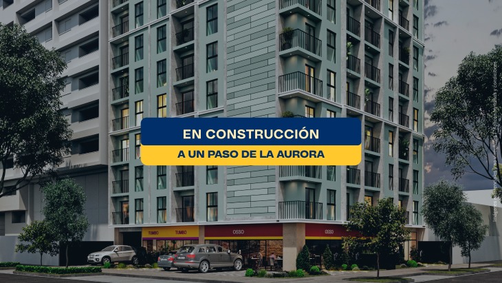 Fachada principal del proyecto Albamar | Aura en Surquillo