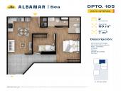 Plano del modelo TIPO 5B del proyecto Albamar | Bea en Cercado De Lima