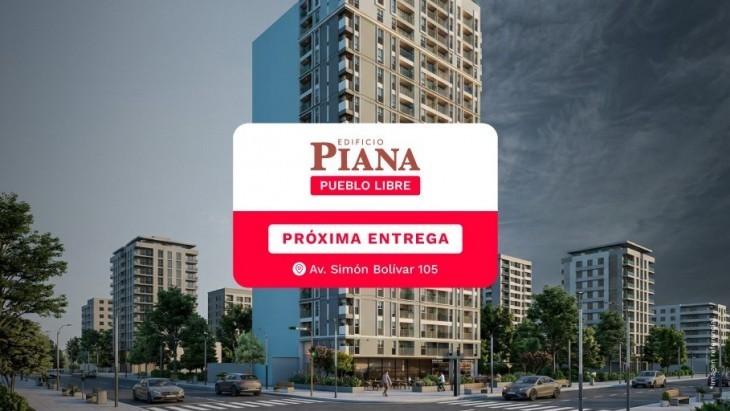 Fachada principal del proyecto Edificio Piana en Pueblo Libre