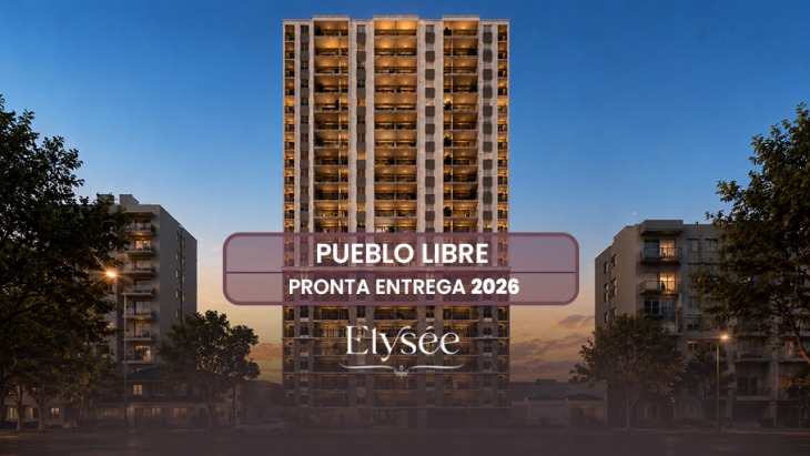 Fachada principal del proyecto Arteco | Elysée en Pueblo Libre