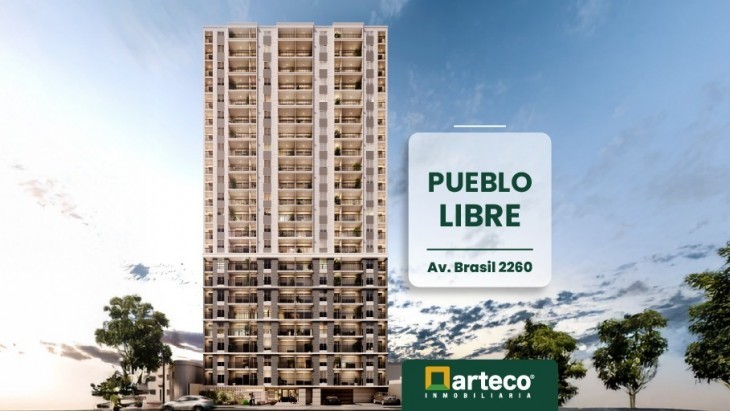 Fachada principal del proyecto Elysée en Pueblo Libre