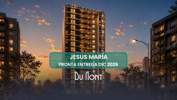 Fachada principal del proyecto Arteco | DuMont en Jesus Maria