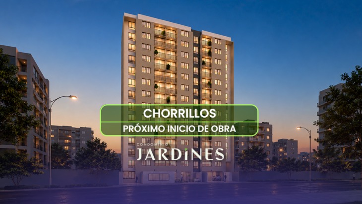 Fachada principal del proyecto Arteco | Jardines en Chorrillos