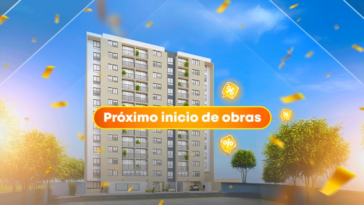 Fachada principal del proyecto Jardines en Chorrillos