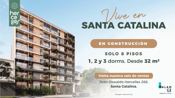 Fachada principal del proyecto HERCELLES en La Victoria