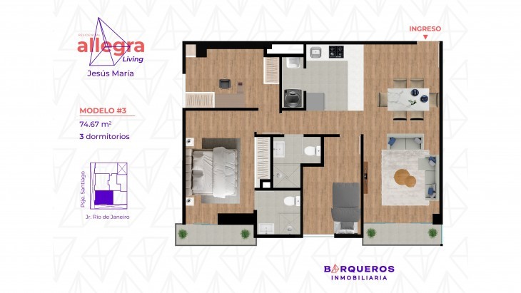 Departamentos en Jesus Maria