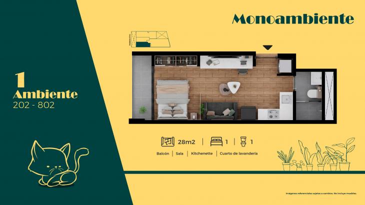 Plano del modelo T2 del proyecto Lucerna en San Miguel