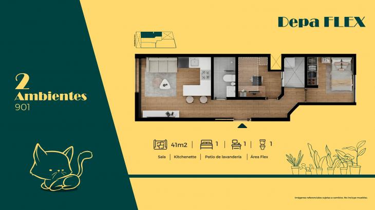 Plano del modelo T5 del proyecto Lucerna en San Miguel