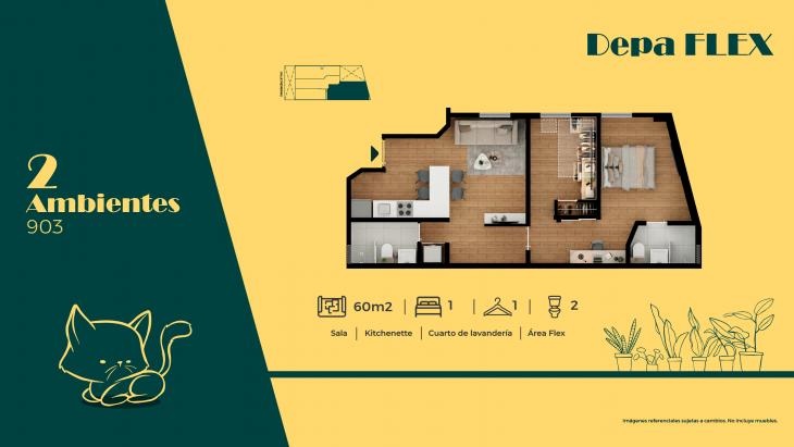 Plano del modelo T4 del proyecto Lucerna en San Miguel