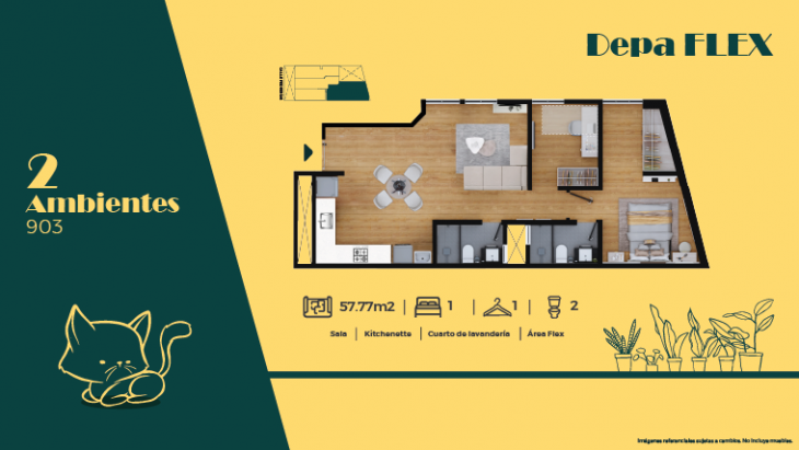 Plano del modelo T4 del proyecto Lucerna en San Miguel