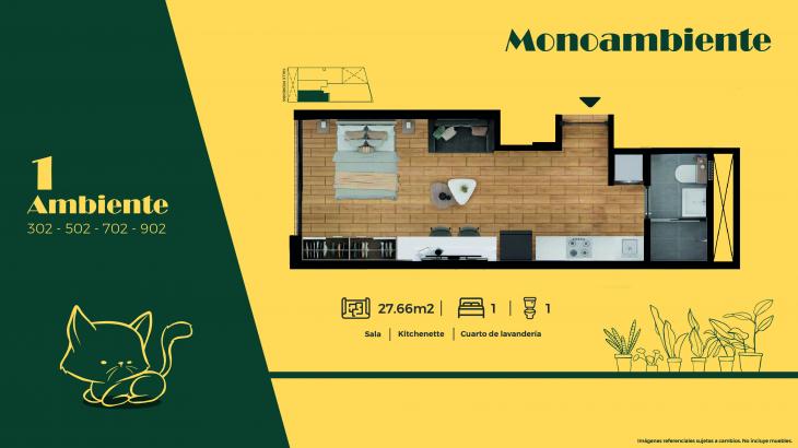 Plano del modelo T2 del proyecto Lucerna en San Miguel