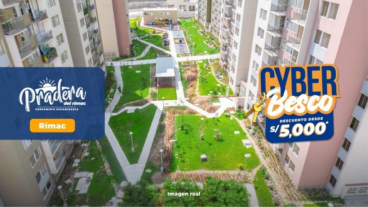 Fachada principal del proyecto Pradera del Rímac - Etapa 5 en Rimac