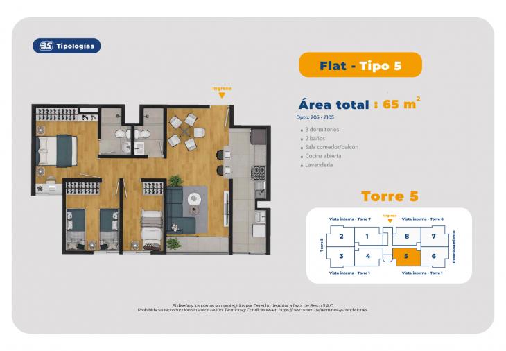 Modelo TORRE 5-FLAT-TIPO 5