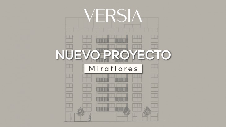 Fachada principal del proyecto VERSIA en Miraflores