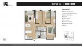 Plano del modelo 10 del proyecto HYPE en Miraflores