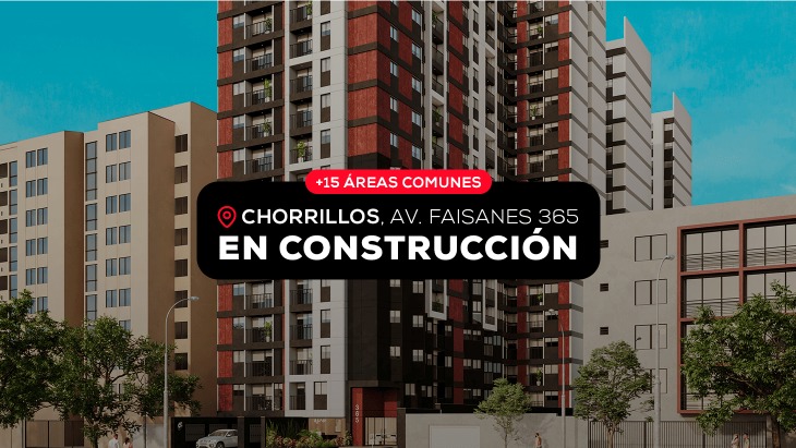 Fachada principal del proyecto LINK en Chorrillos