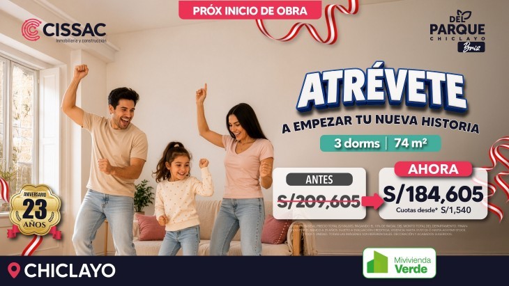 Departamentos en Pimentel