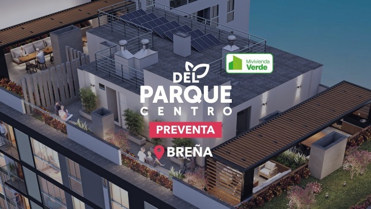 Fachada principal del proyecto Del Parque Centro IV en Breña