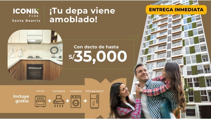 Fachada principal del proyecto CIUDARIS  I  ICONIK PARK en Cercado De Lima