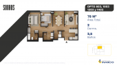 Plano del modelo TIPO 13 del proyecto SONHOS en Miraflores