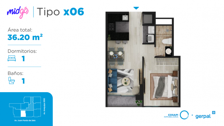 Modelo Departamento tipo x06