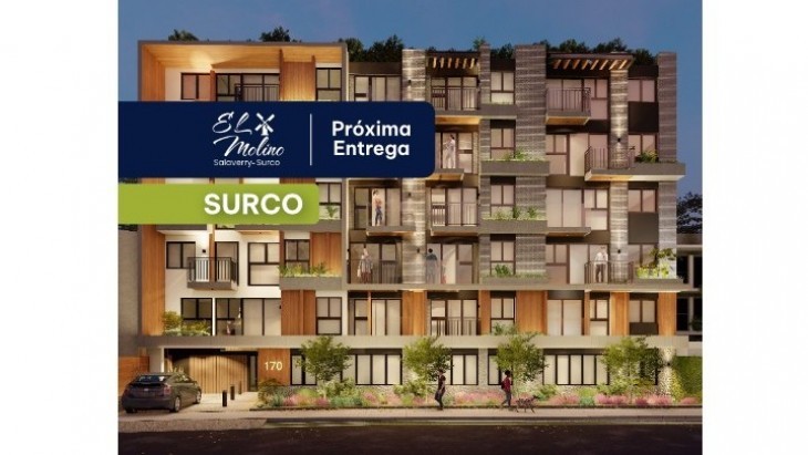 Fachada principal del proyecto EDIFICIO EL MOLINO en Santiago De Surco