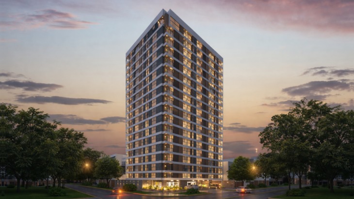 Fachada principal del proyecto Edificio Sialia en Jesus Maria